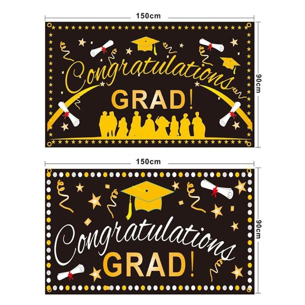 

party decoration 2021 congrats grad hanging banner door sign for decorations supplies