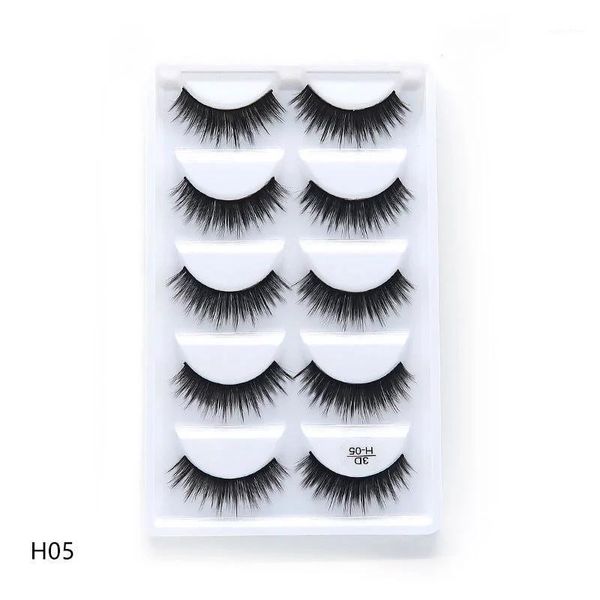 

pairs 3d mink hair false eyelashes natural thick long eye lashes wispy makeup beauty extension tools for h051