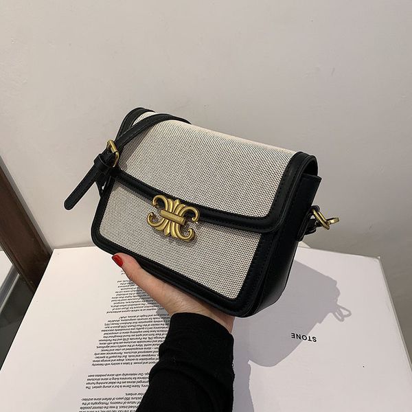 

urban minority simple square women's cloth face color matching messenger 2021 new fashion versatile shoulder bag