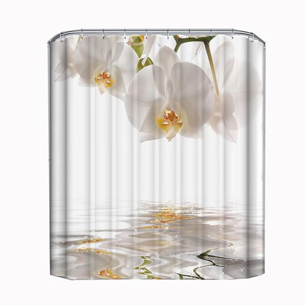 

shower curtains flower bathroom curtain polyester fabric bathtub