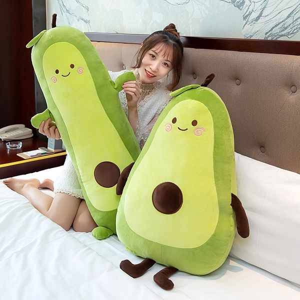 

soft avocado plush toy doll creative new lunch break sleeping pillow for girls