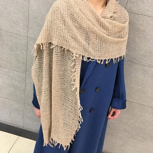 

hats, scarves & gloves sets wool scarf check shawl dual-purpose thin ultra-long autumn and winter women's fashion joker solid color swr, Blue;gray
