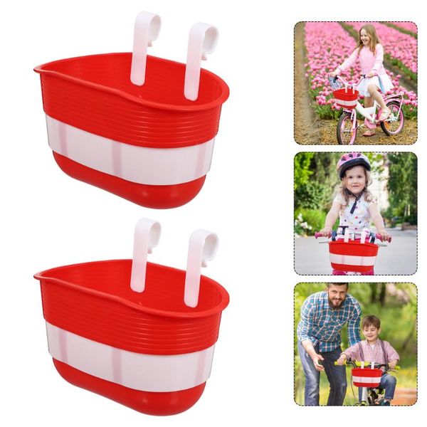 

car organizer 2pcs kids bike basket child front scooter handlebar carrier parts