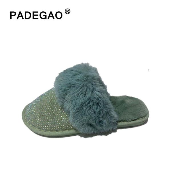 

women home slippers woman warm slides ladies comfortable flats female fashion bling shoes women's footwear plus size 43, Black