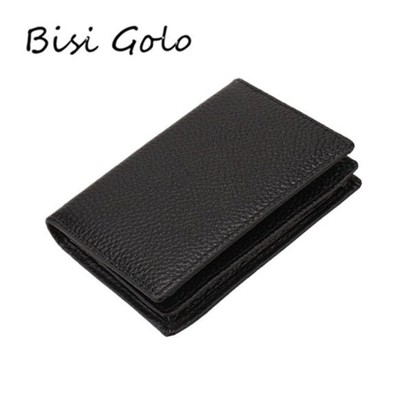 

card holders bisi goro leather business cards fashion sheepskin knitting multi colors package short style clip men, Brown;gray