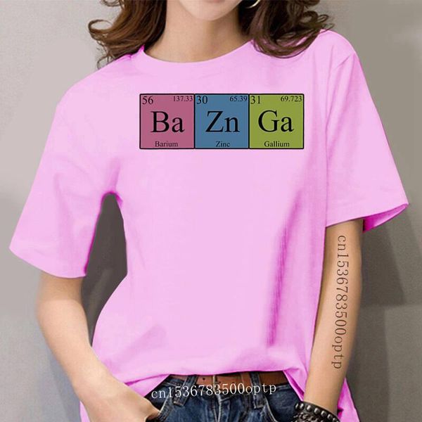 

women's t-shirt women t shirt bazinga funny novelty tshirt, White