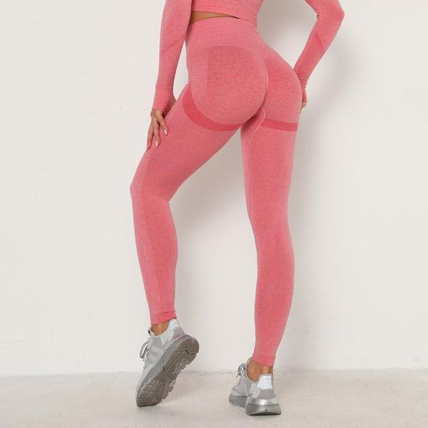 

yoga outfit women's high waist trousers fitness pants shorts seamless push-ups sports tights slim fit stretch running