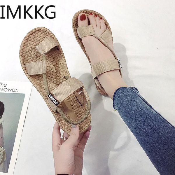 

women 2021 summer snerakers fashion shoes sandals roman beach q00184, Black