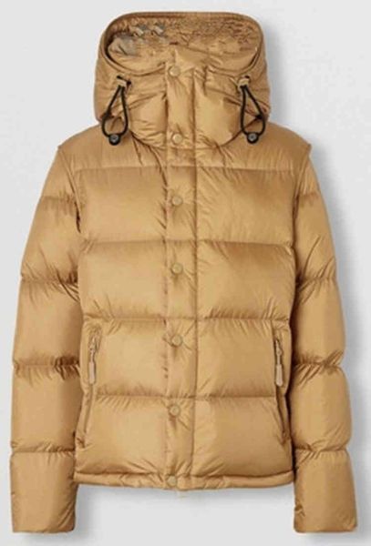 

fast ship puffer down et mens and women long detachable sve digner male hooded side zip pocket sile patch warm winter ets coat, Black