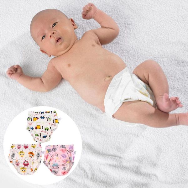 

3pcs baby and infant gauze training pants underwear (assorted color) cloth diapers