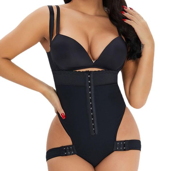 Damen Shapers BuLifter mit Trägern Bauchkontrolle Höschen Booty Pulling Unterwäsche Ganzkörperformer Taillentrainer Korsett Shapewear Plus Size