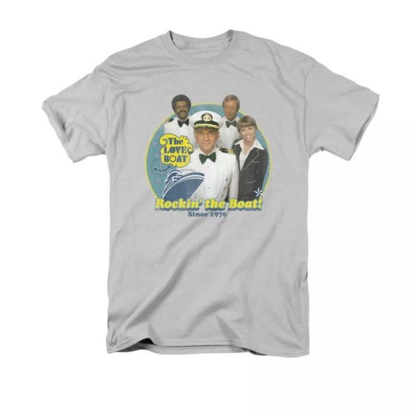 

love boat rockin the boat tv show t-shirt sizes s-3x new, White;black