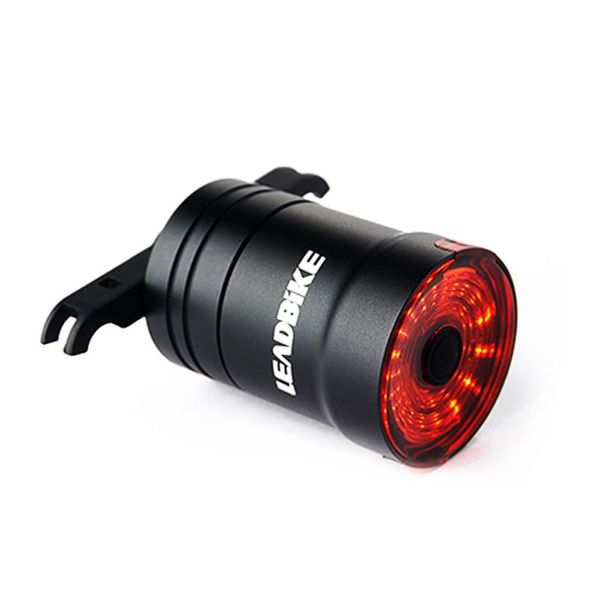 

intelligent led bicycle tail light usb rechargeable bike rear lights ipx6 waterproof brake sensing safety warning cycling