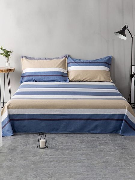

sheets & sets 100% cotton flat bed sheet one piece h92