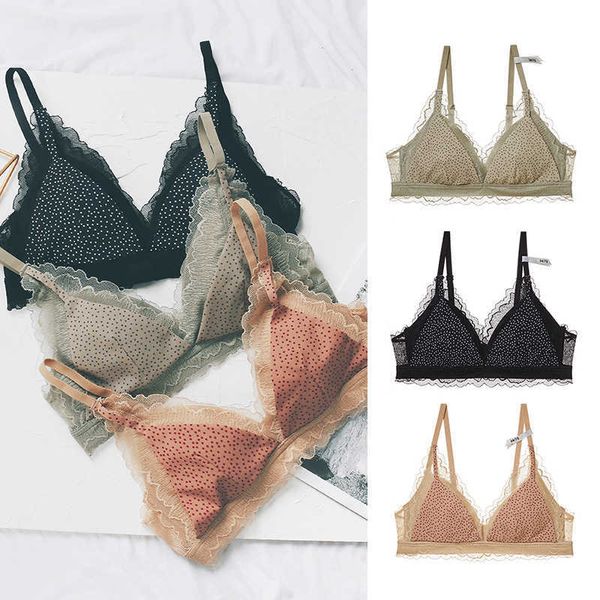 

new french lace triangle cup underwear for women, Red;black