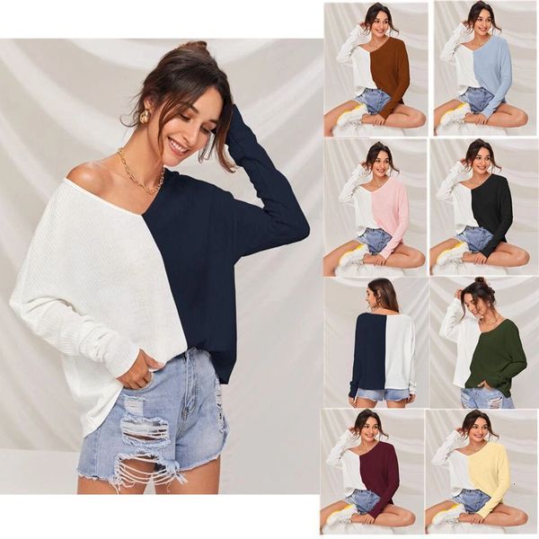 

women's sweaters long-sleeve jacket with low-cut v, casual female jacket, long sleeve, sewing, autumn, tss9, White;black