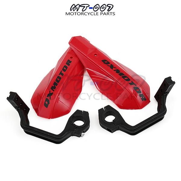 

parts red plastic handle bar brush hand guards handguard protector protection racing pit bike street motorcycle motocross