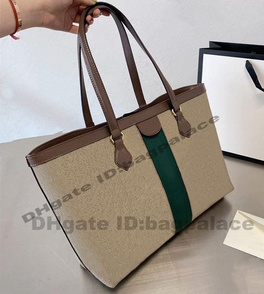 Bolsas de compras clássicas de grande capacidade Designers de luxuosos Bolsa de bolsa casual ombro mamã