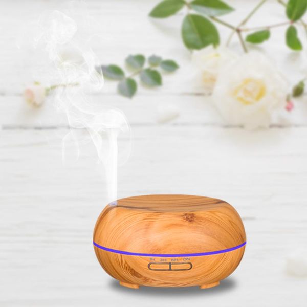 

oblate aroma diffuser usb wood grain ultrasonic air humidifier essential oil aromatherapy mist maker for office home humidifiers