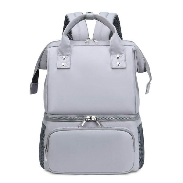 

backpack breast pump bag with cooler compartment for