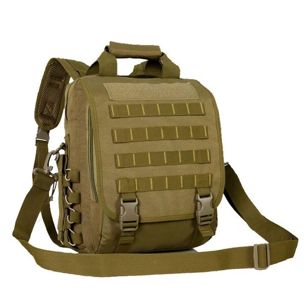 

outdoor sport tactical military backpack for men camping hiking travel 14 inch lapbag shoulder messenger bags