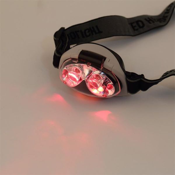 

black & white 12000mcd waterproof ultra bright 6 led head lamp light torch headlamp headlight 3 modes for camping outdoor portable lanterns