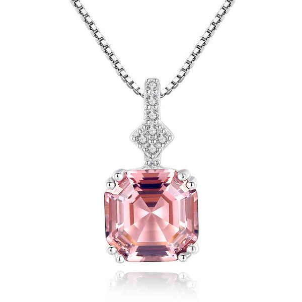 

czcity 925 sterling silver morgan stone necklace luxury white gold plated z pendant