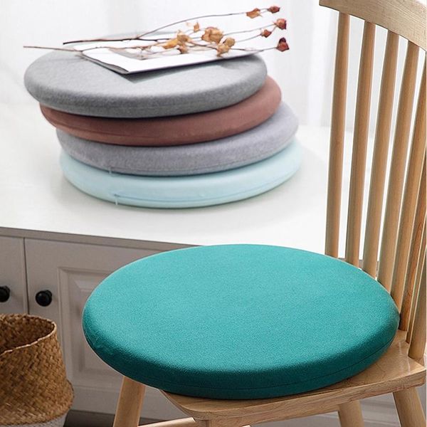 

cushion/decorative pillow round memory foam cushion comfortable breathable padded stool cover washable mat for home bedroom living room chai