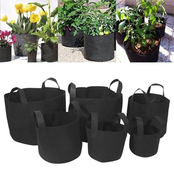 

planters & pots tomato planting bag black vegetable creative nonwoven practical balcony plant grow spring garden patio