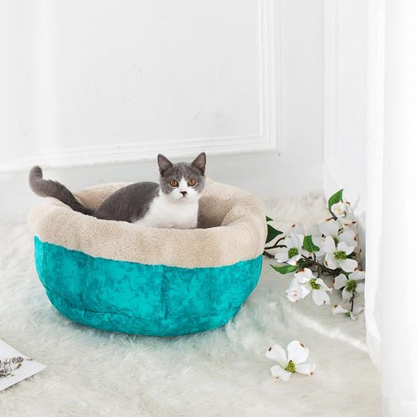 

cat beds & furniture warm cotton cave house pet products soft fluffy mats little animal sleeping supplies dog-hole puppy nest