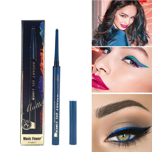 

colors extensible sweatproof eyeliner anti-smudge durable pencil natural lasting eye makeup tool1