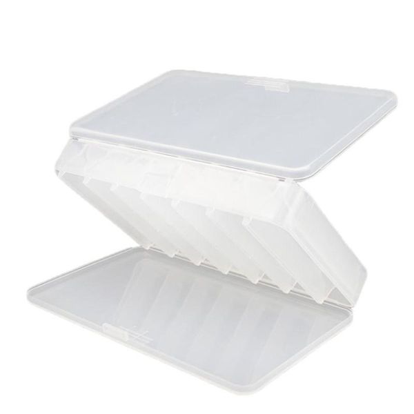 

fishing lure box double side 7 grids tackle tool bait hooks storage case plastic accessories
