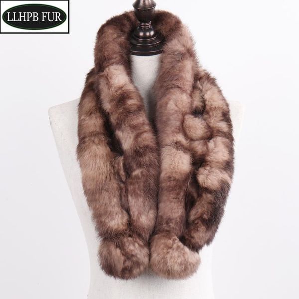 

scarves sell winter women fashion natural fur lady warm fluffy real mufflers solid pompoms scarf, Blue;gray