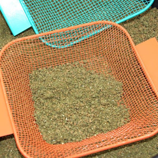 

fishing accessories 3/4mm sieve carp bait net filtration tools sand filter iron mesh kids outdoor activity