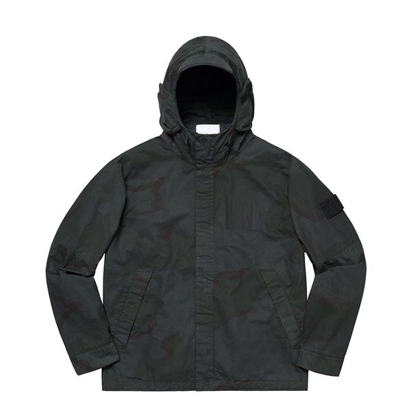 

cptoney 20fw waterproof fabric of soft shell jacket with plush in autumn and winter fashion men's windbreaker coat011, Black;brown