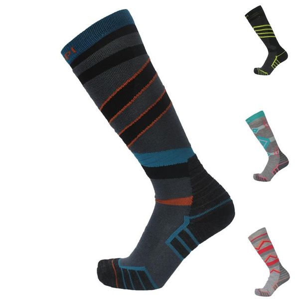 

sports socks 1 pair chile outdoor merino wool thick ski 4 colors, Black