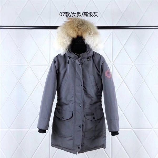 

canada co signed the same warm work cloth parker big goose 07 expedition men's and women's down et, Black