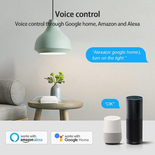 

smart automation modules 3pcs tuya multi-mode gateway zigbee 3.0 wifi mesh hub work with app voice control works alexa google home