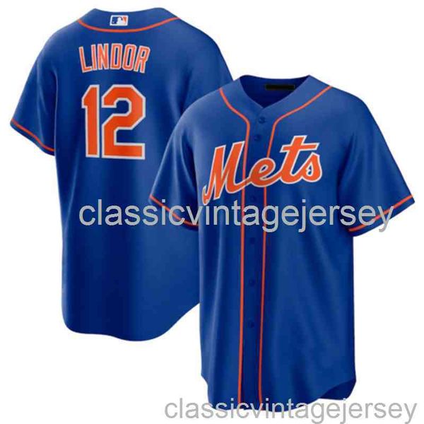 

francisco lindor baseball jersey xs-6xl stitched men women youth baseball jersey, Black