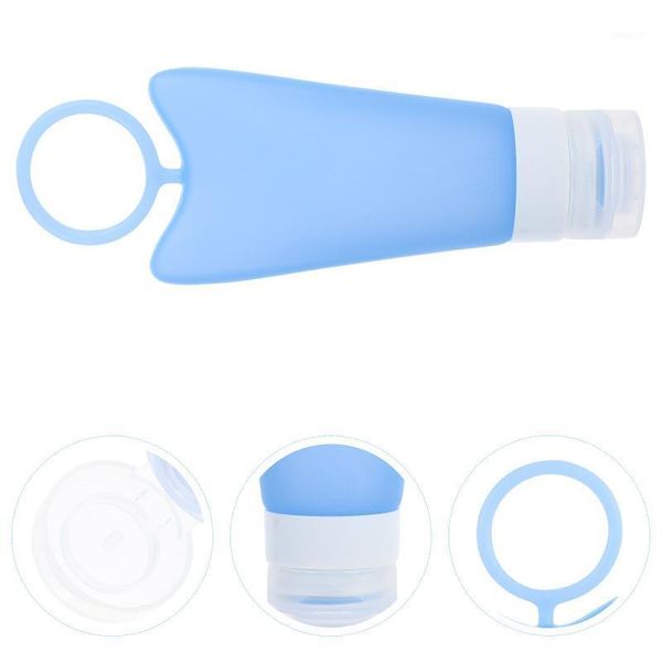 

storage bottles & jars 1 set of 2pcs cosmetic silicone dispensers travel for cream shampoo