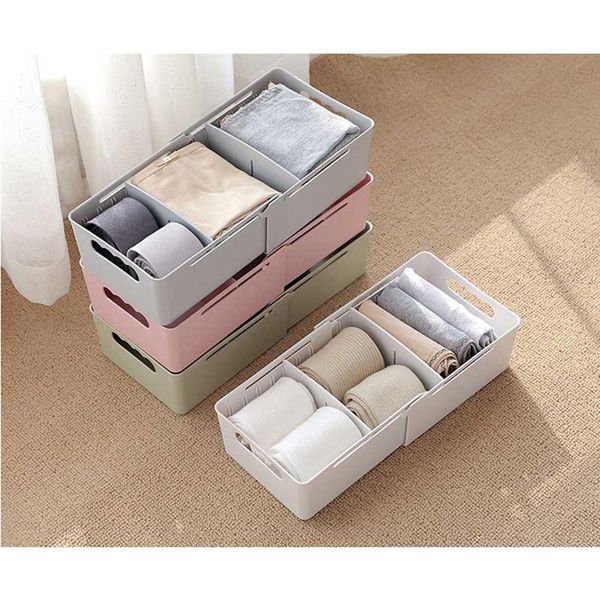 

storage drawers box case organizer adjustable flexible partition for home wardrobe drawer 899
