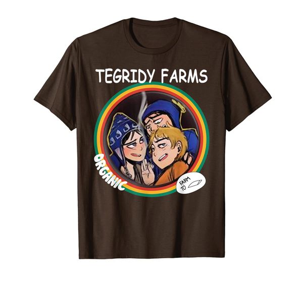 

three children with tegridy farms organic t-shirt, White;black
