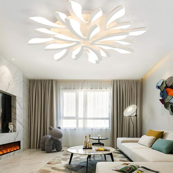 

ceiling lights 2021 modern flush mount led light acrylic living room decoration lamp for fixture