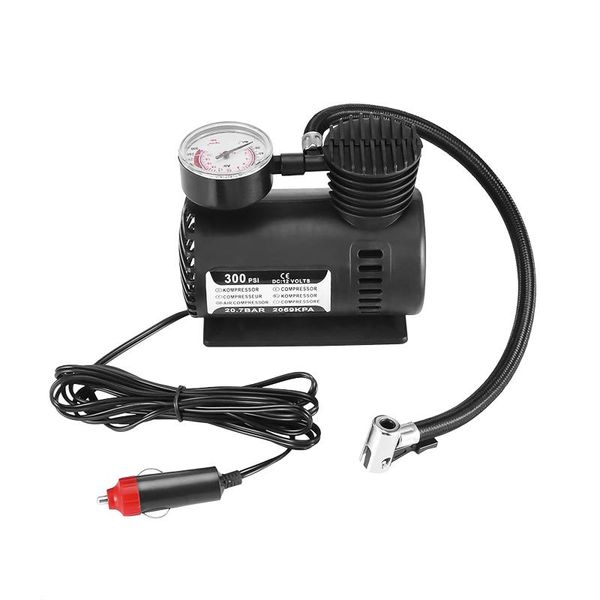 

inflatable pump portable mini 12v air compressor electric inflator nozzle adapters for emergency needs swiming ring kayaks