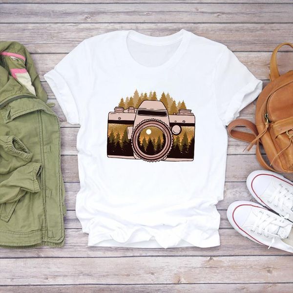 

men camera adventure cute mens t shirt vintage printing print summer graphic female ladies tee, White;black