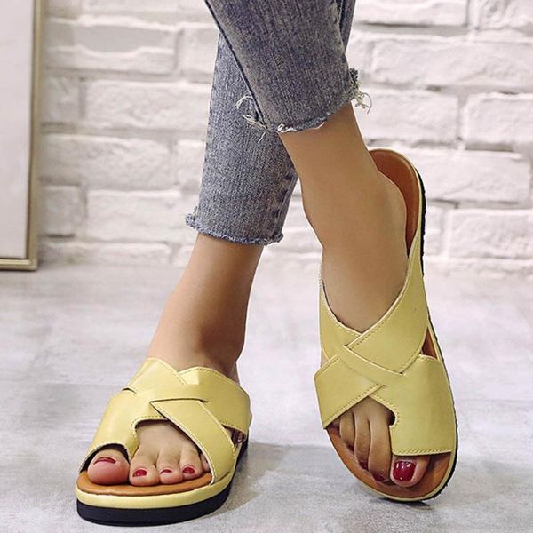 

woman slippers 2021 comfy platform sandals wedges summer travel shoes fashion beach home zapatos de mujer#by35, Black