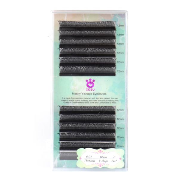 

shape c curl 8-12mm mix eyelashes extensions two tip mink lashes individual eyelash nagaraku false