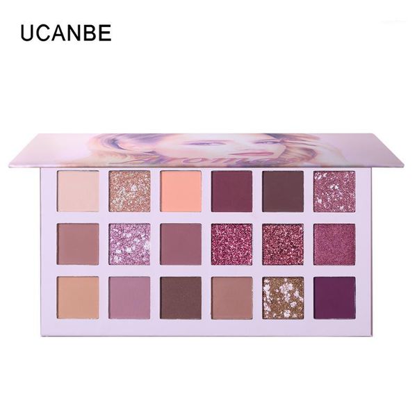 

aromas palette 18 color eyeshadow shimmer matte glitter waterproof paleta de sombra makeup pallete1