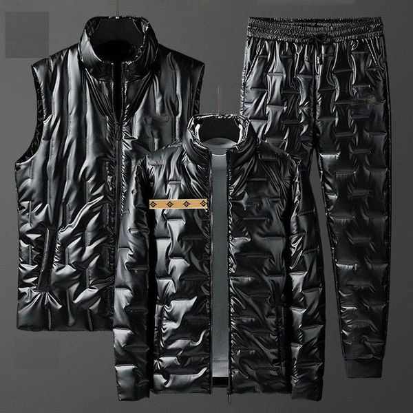 

2022 new winter down jacket men thicken warm padded coat casual fashion hoodie parkas88880, Black