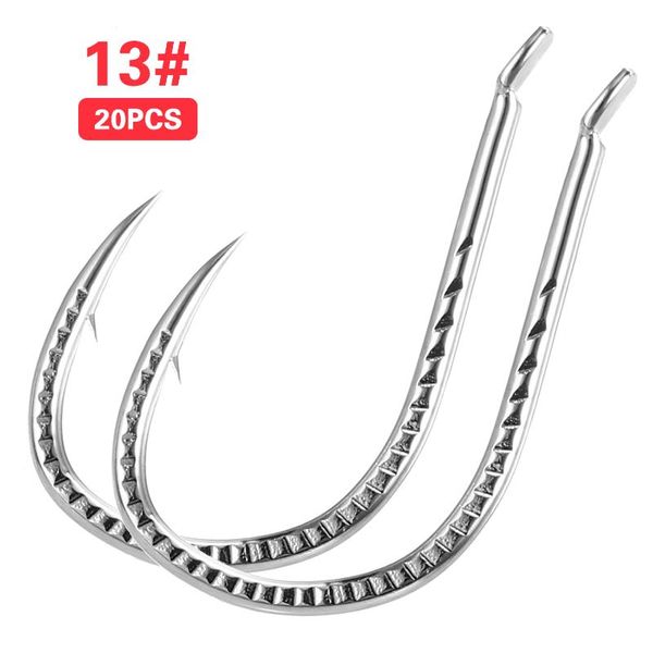 

fishing hooks 20 pcs high carbon steel soft bait jig fish tackle carp